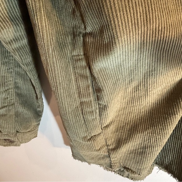 SILVER JEANS Sz M Shirt Boyfriend Fit Corduroy Seam Pockets Unlined Buttons NWOT - Picture 9 of 13